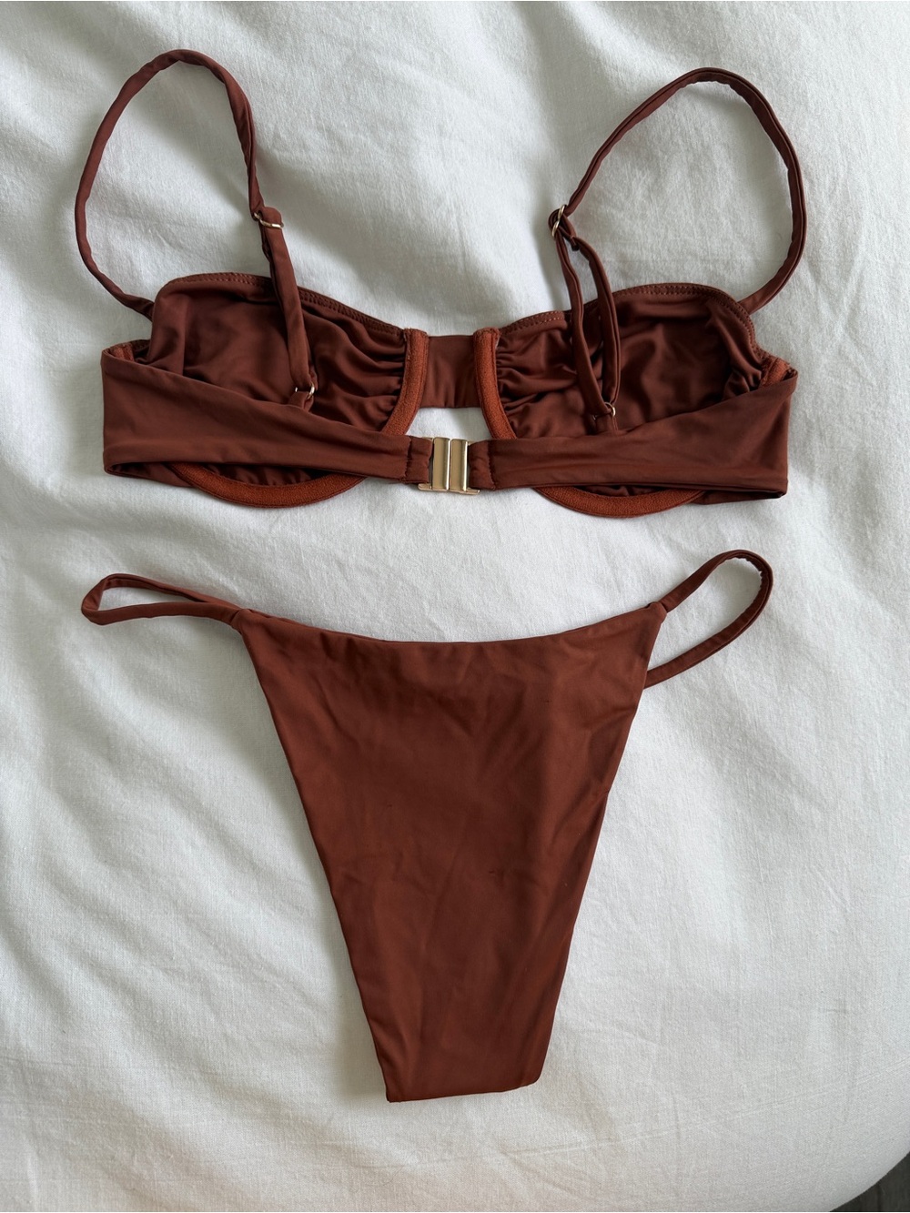 Slate Swim Women's Brown Underwire Bikini Set - Picture 2 of 3